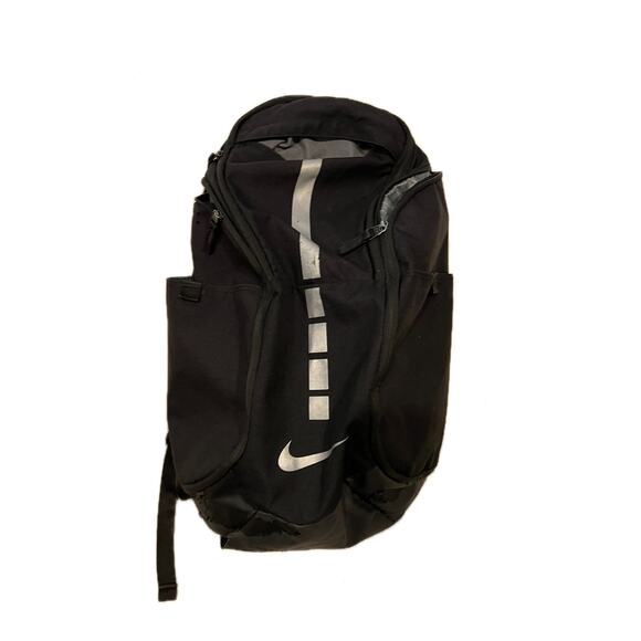 Nike Elite Gamebag Black Silver Backpack Classic Version - Picture 1 of 6